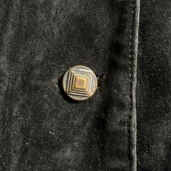 Suede classy vintage bomber jacket - Picture 4 of 5